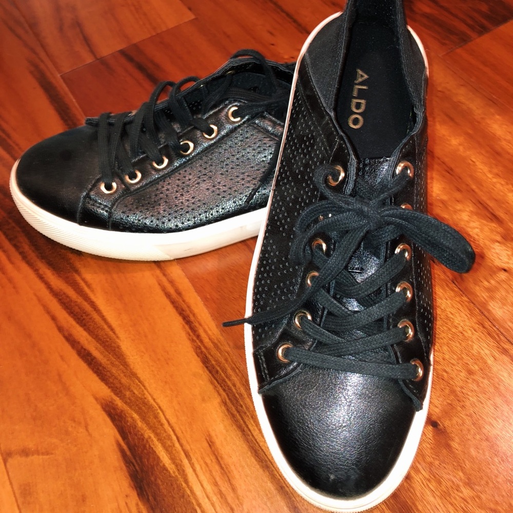 Aldo Leather Sneakers
